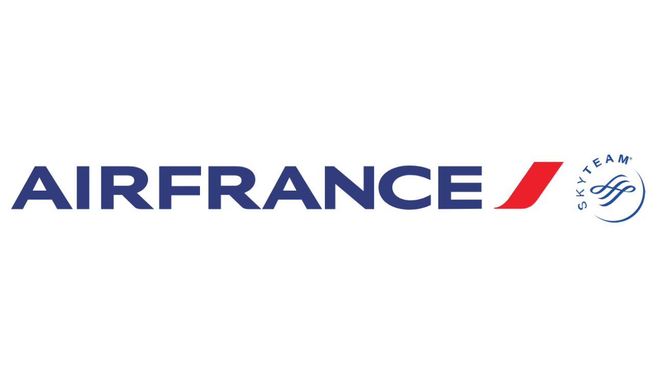 logo compagnie aérienne Air France bleu foncé et rouge