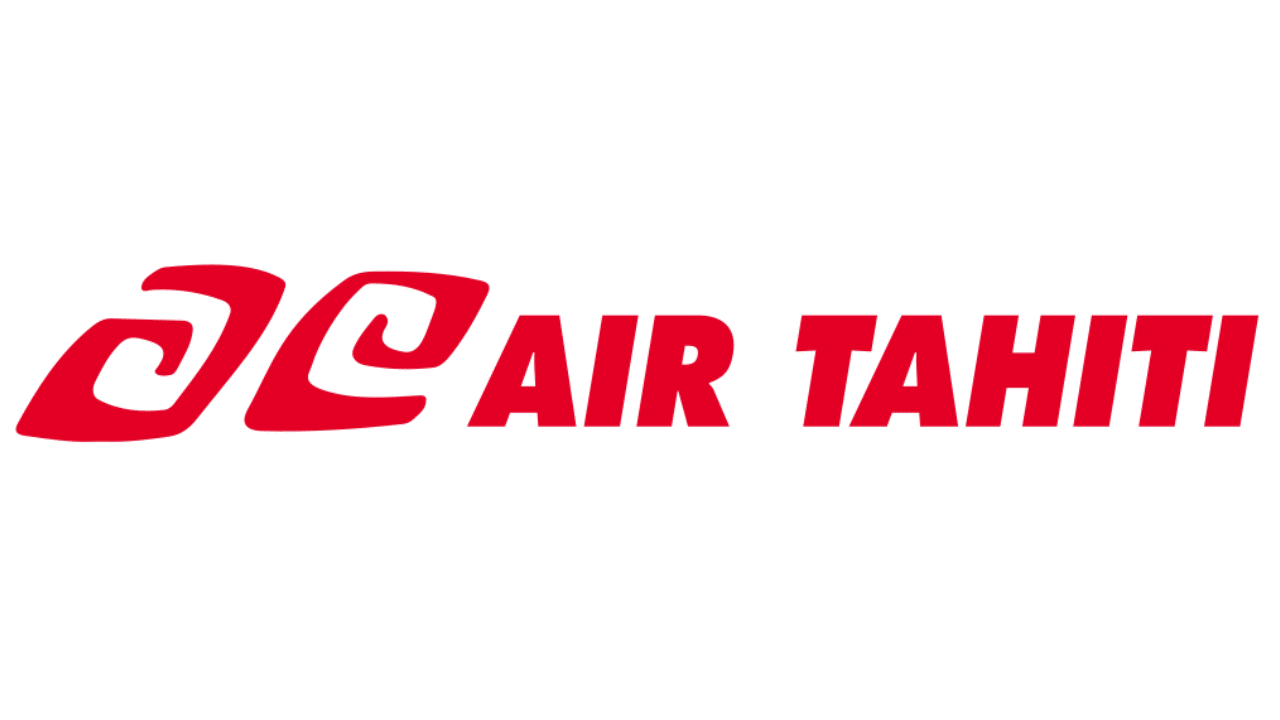 logo compagnie aérienne Air Tahiti Nui rouge